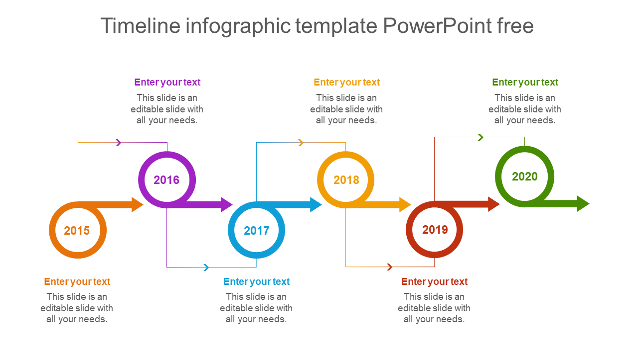 Free - Timeline Infographic PowerPoint Template & Google Slides